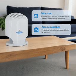 Purificador/Esterilizador de ar Sterilair STR-4 Bivolt AZUL Frente