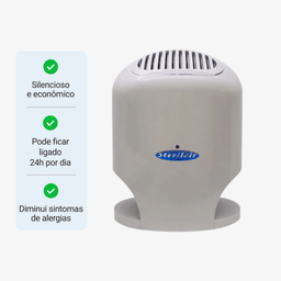 Purificador/Esterilizador de ar Sterilair STR-4 Bivolt CINZA Frente
