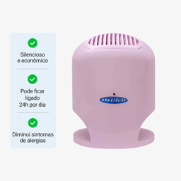 Purificador/Esterilizador de ar Sterilair STR-4 Bivolt ROSA Frente