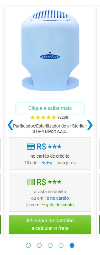 Como Comprar: Escolha a cor desejada